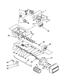 Motor and ice container