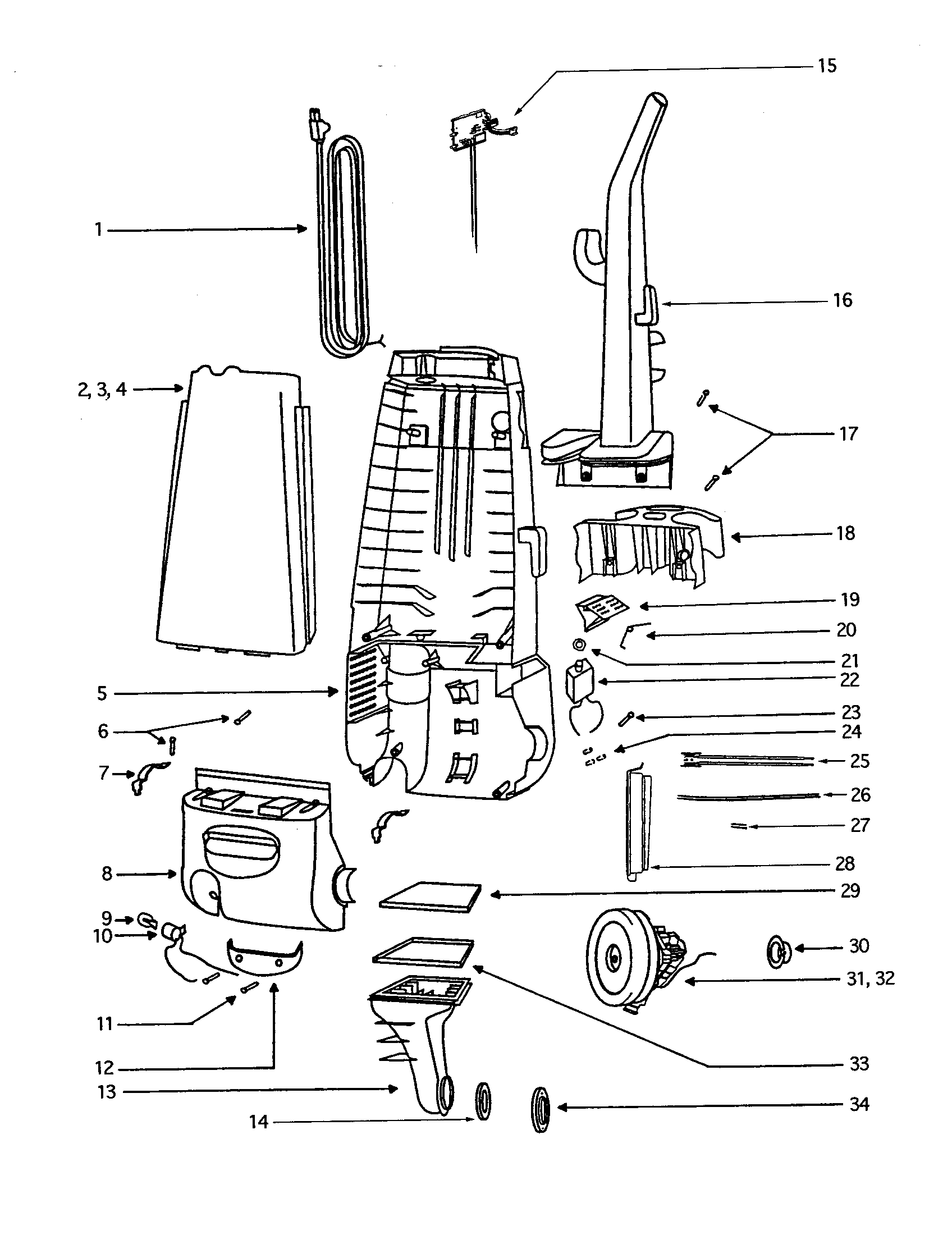 Rear housing