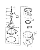Agitator/basket/tub