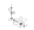 Kenmore 11082874630 brake/clutch/gearcase/motor/pump diagram