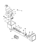 Motor and ice container