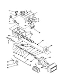 Motor and ice container