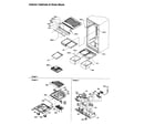 Amana ART2129AWR-PART2129AW0 interior cabinets diagram