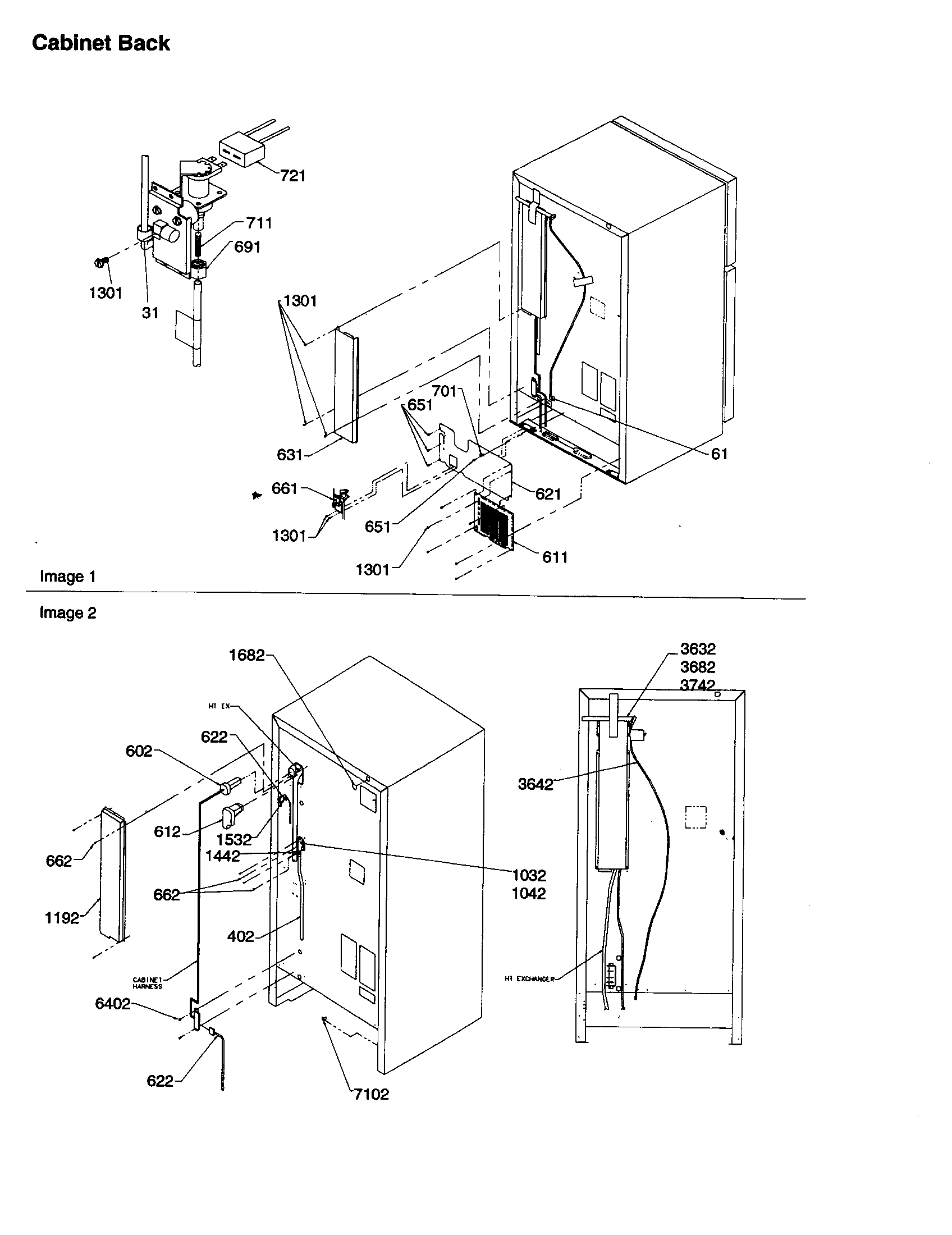 Cabinet back