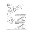Amana ART2527AB-PART2527AB0 evaporator fan motor assembly diagram