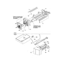 Amana ART2527AW-PART2527AW0 ice maker assembly diagram