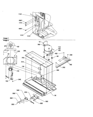 Machine compartment assembly