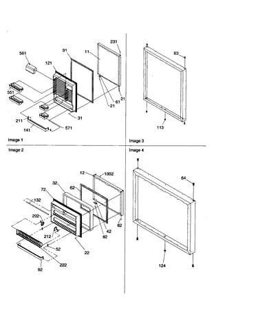 Door assemblies