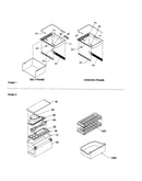 Crisper and deli frame assembly