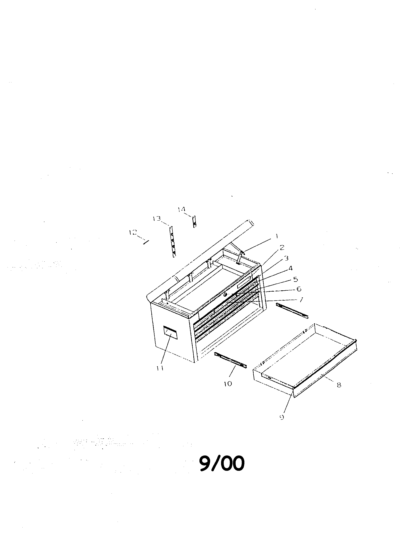 6 DRAWER PROFESSIONAL CHEST