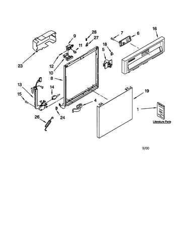 Frame and console