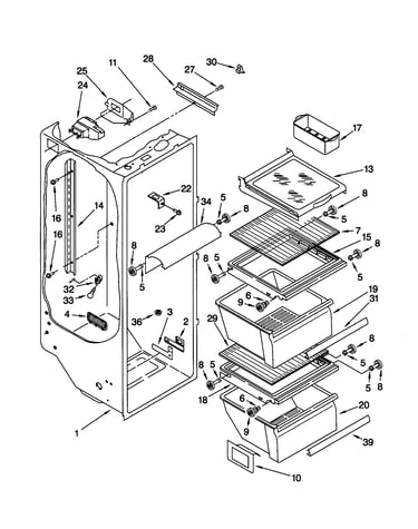 Refrigerator liner