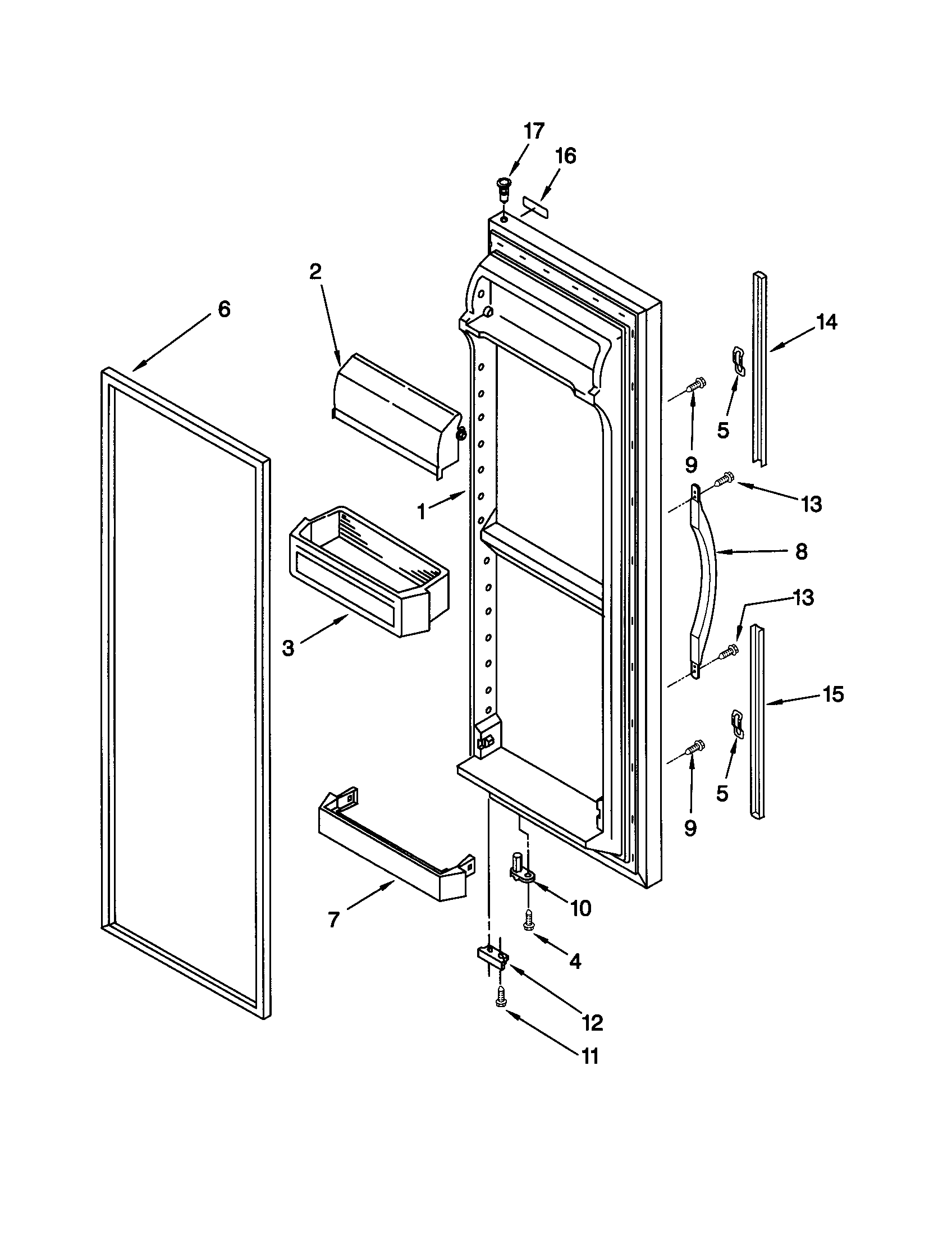 REFRIGERATOR DOOR