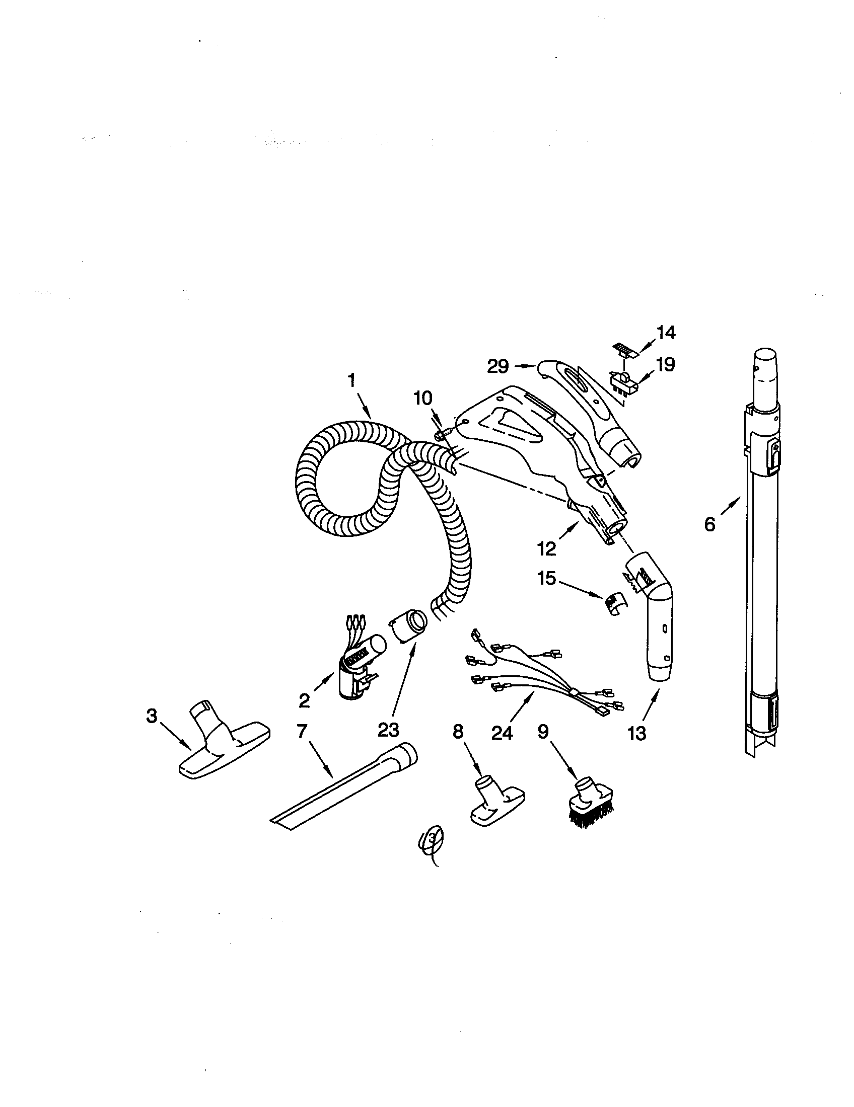 Hose and attachments