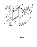 Frame and console