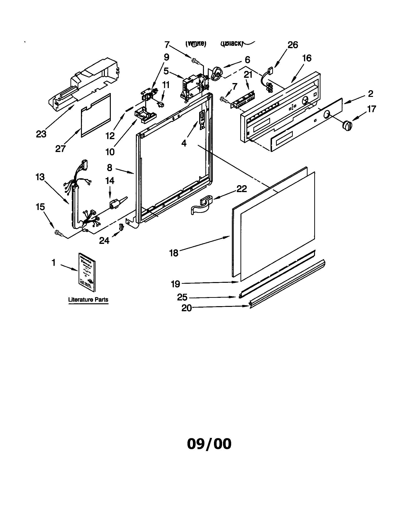 Frame and console