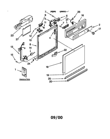 Frame and console