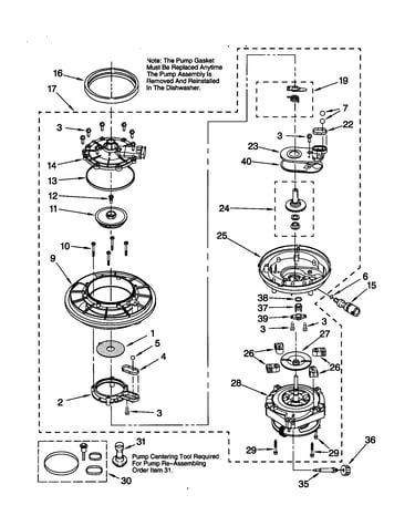 Pump and motor