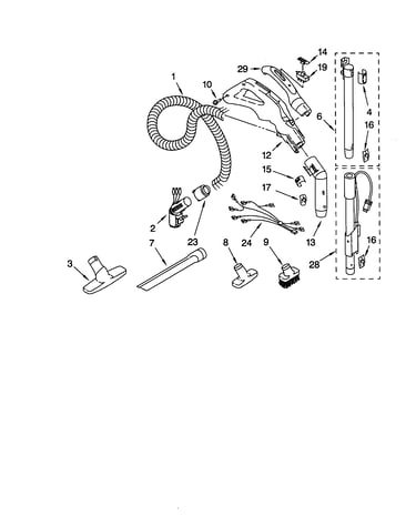Hose and attachments
