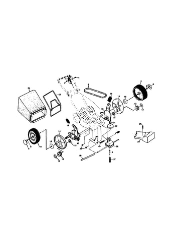 Grassbag assembly