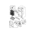 Kenmore 25360721002 cabinet diagram