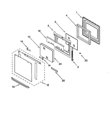 Oven door