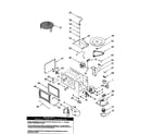 Whirlpool GSC308PJS1 cabinet and stirrer diagram