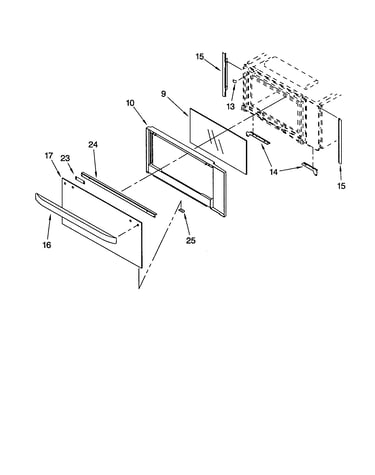 Microwave door
