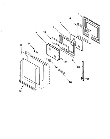 Oven door