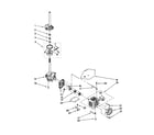 Whirlpool LSQ9510JQ0 brake/clutch/gearcase/motor/pump diagram