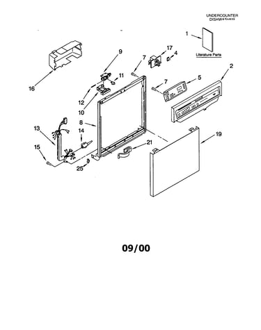 Frame and console