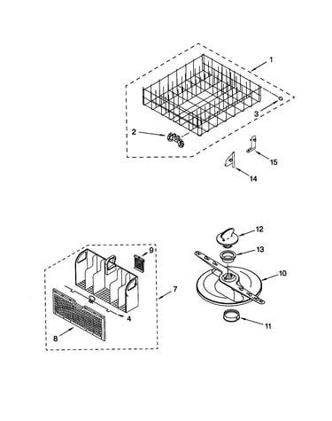 Lower dishrack
