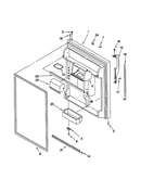 Refrigerator door