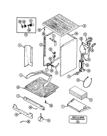 Cabinet/faucet coupler
