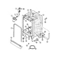 Maytag DWU5912AAB tub diagram