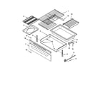 Kenmore 66575014100 drawer and broiler diagram
