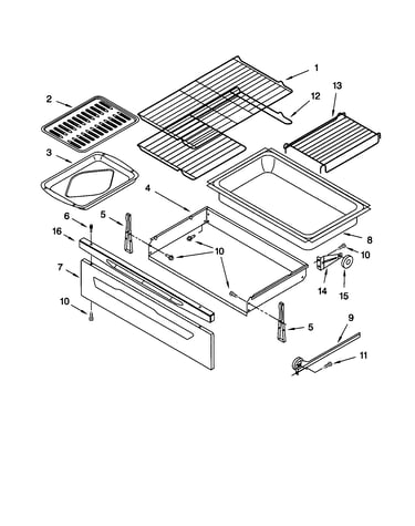 Drawer and broiler