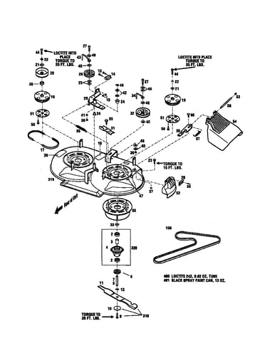 Mower deck assembly