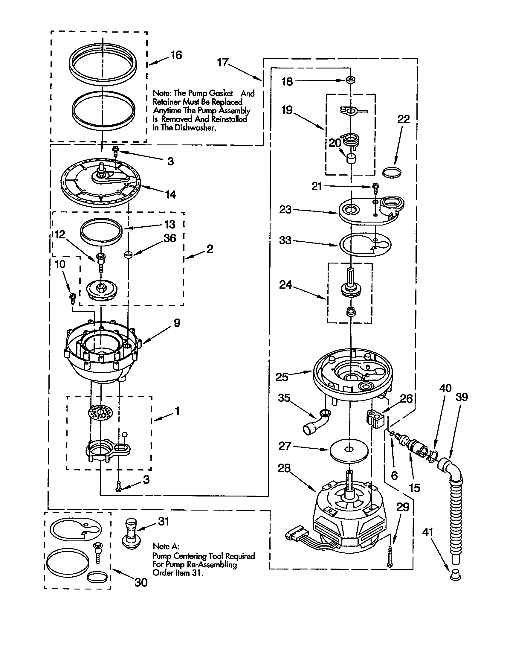 PUMP AND MOTOR