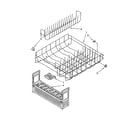 KitchenAid KUDS230B0 lower rack diagram