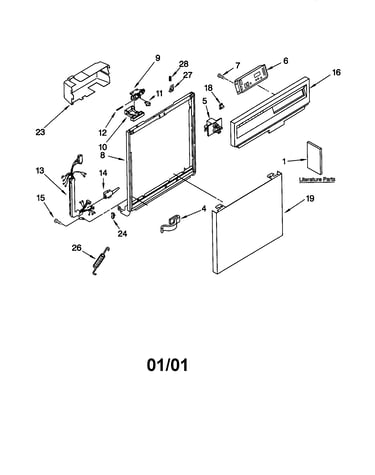Frame and console