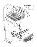 Upper dishrack and water