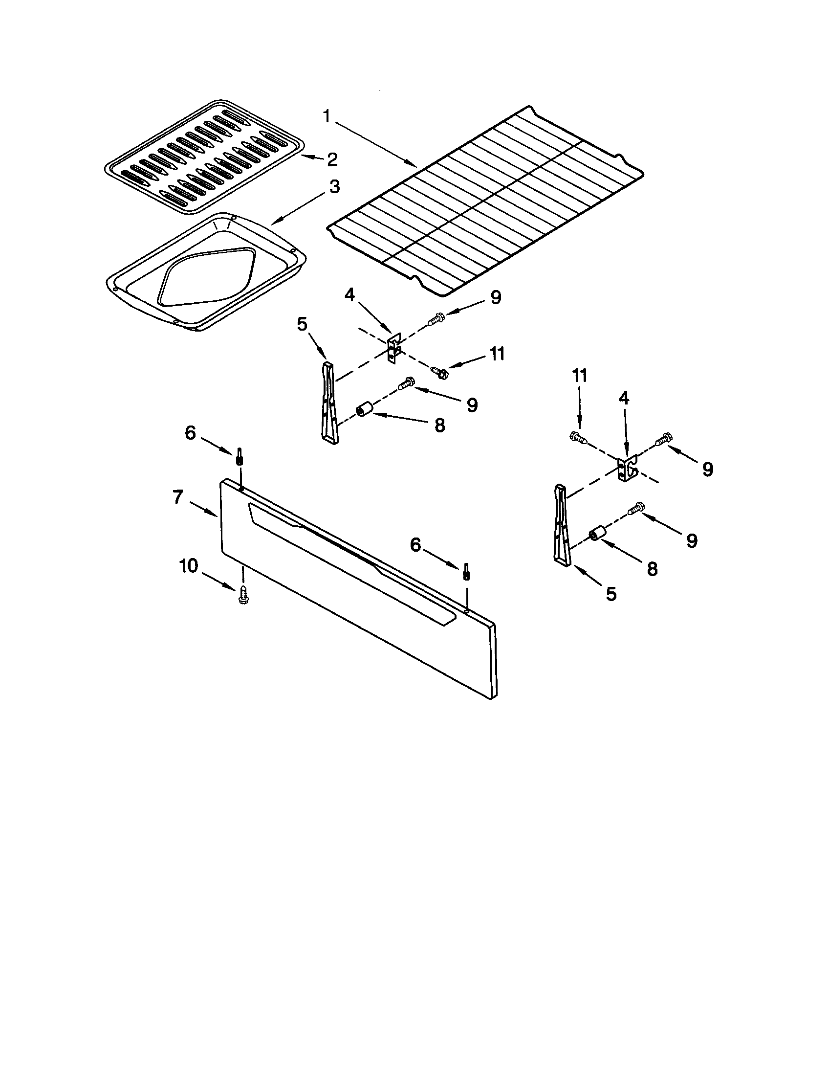 DRAWER AND BROILER