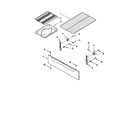 Whirlpool SF340BEHW2 drawer and broiler diagram