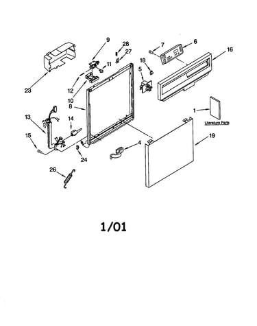 Frame and console