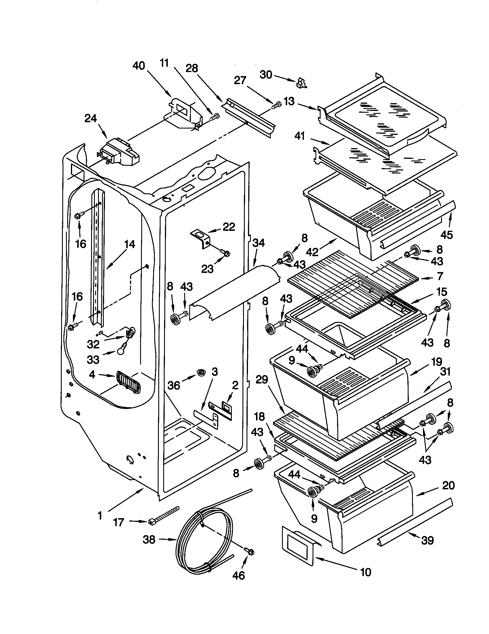 Refrigerator liner