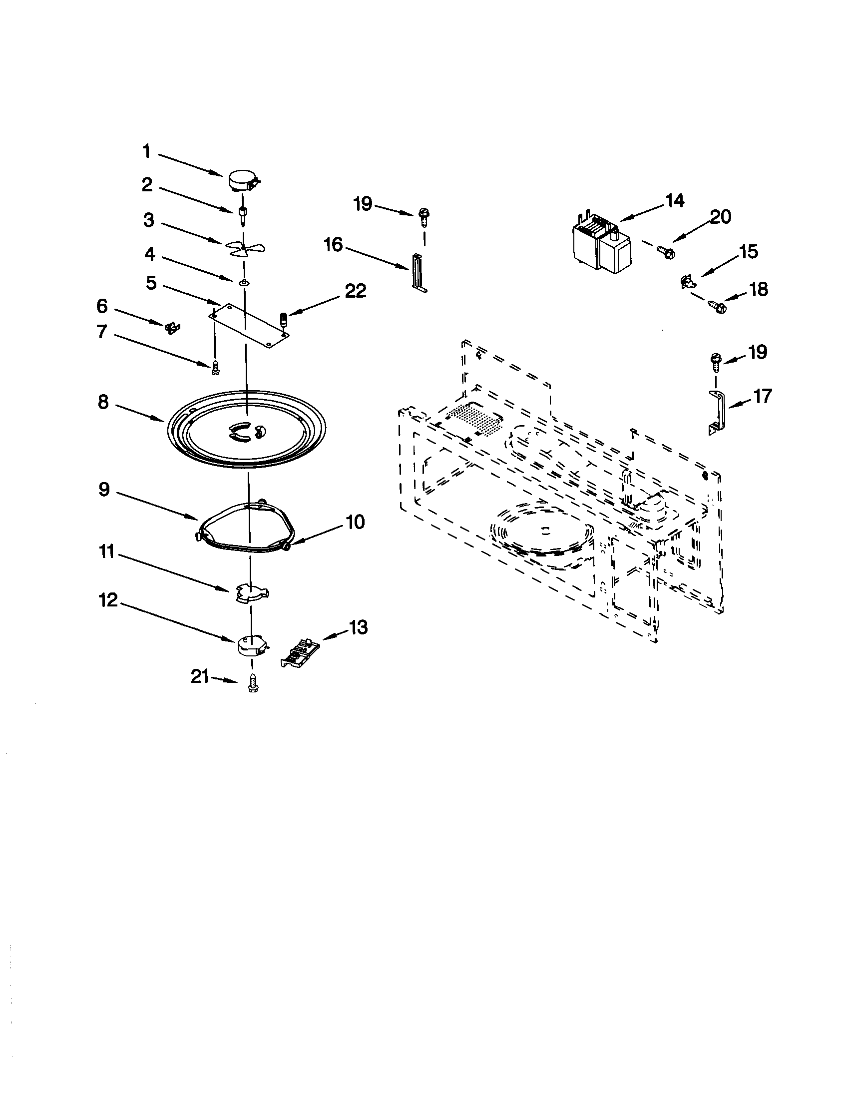 MAGNETRON AND TURNTABLE