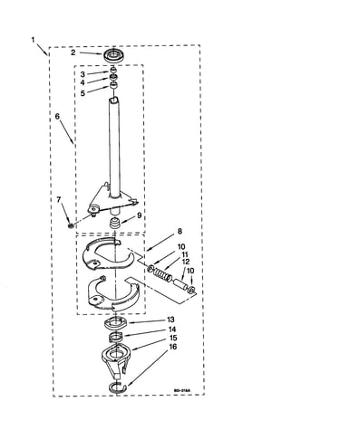 Brake and drive tube