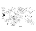 Proform 831299461 console and motor cover diagram