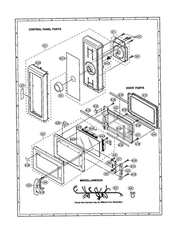 Control panel/door/miscellaneous